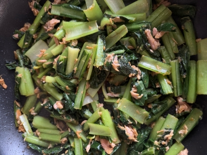 (お弁当にも！)小松菜とツナのおかず✨