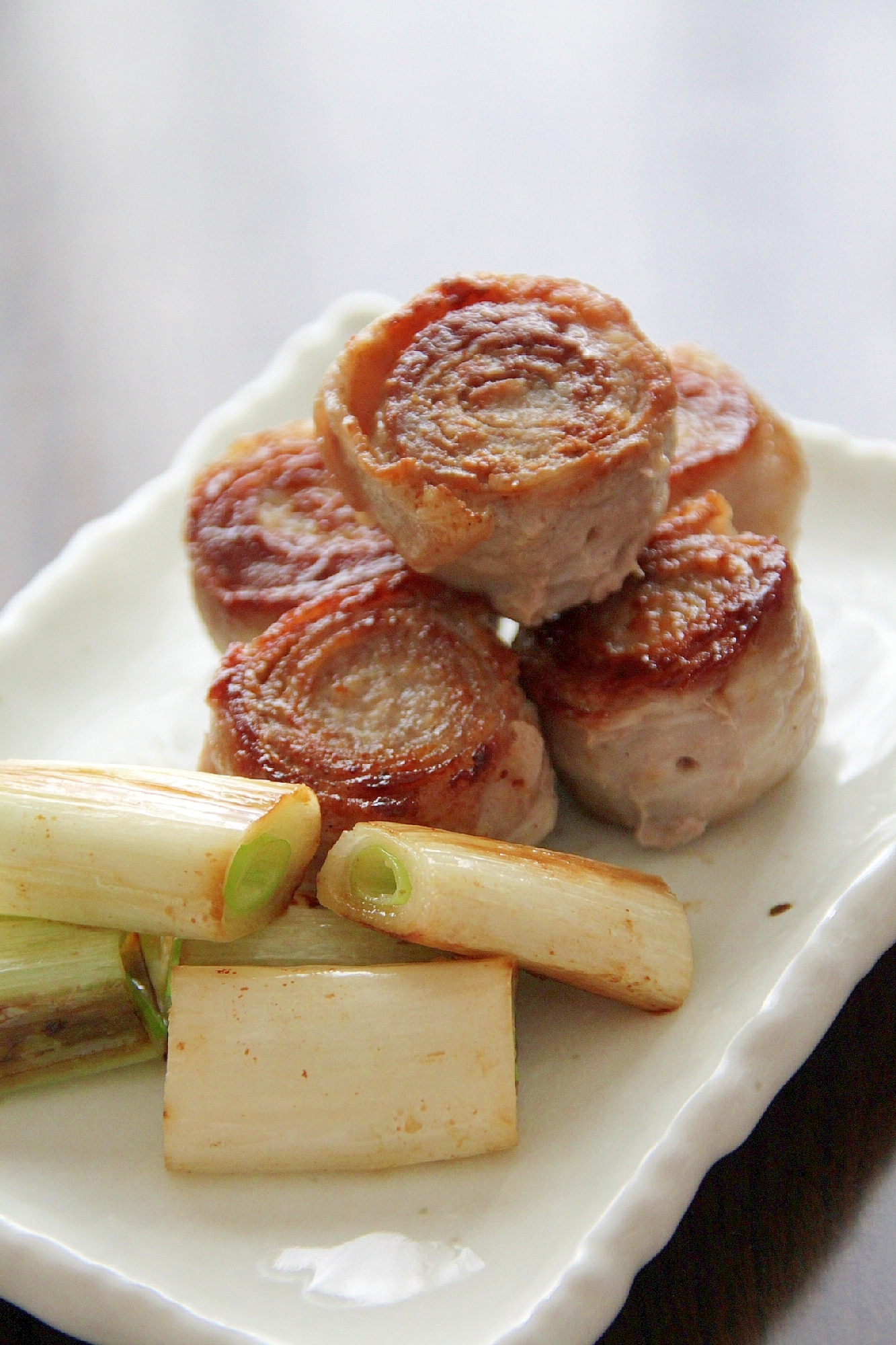 食感が良いです『肉巻き』