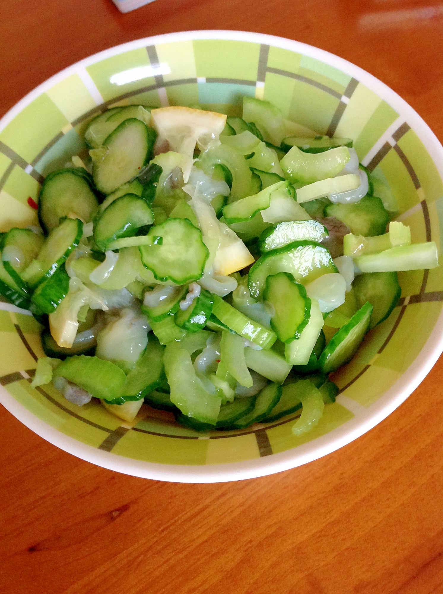 きゅうりセロリレモンたこわさび和え レシピ 作り方 By Madone6 楽天レシピ