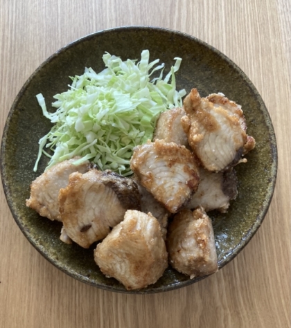 お弁当にぴったりマグロの唐揚げ