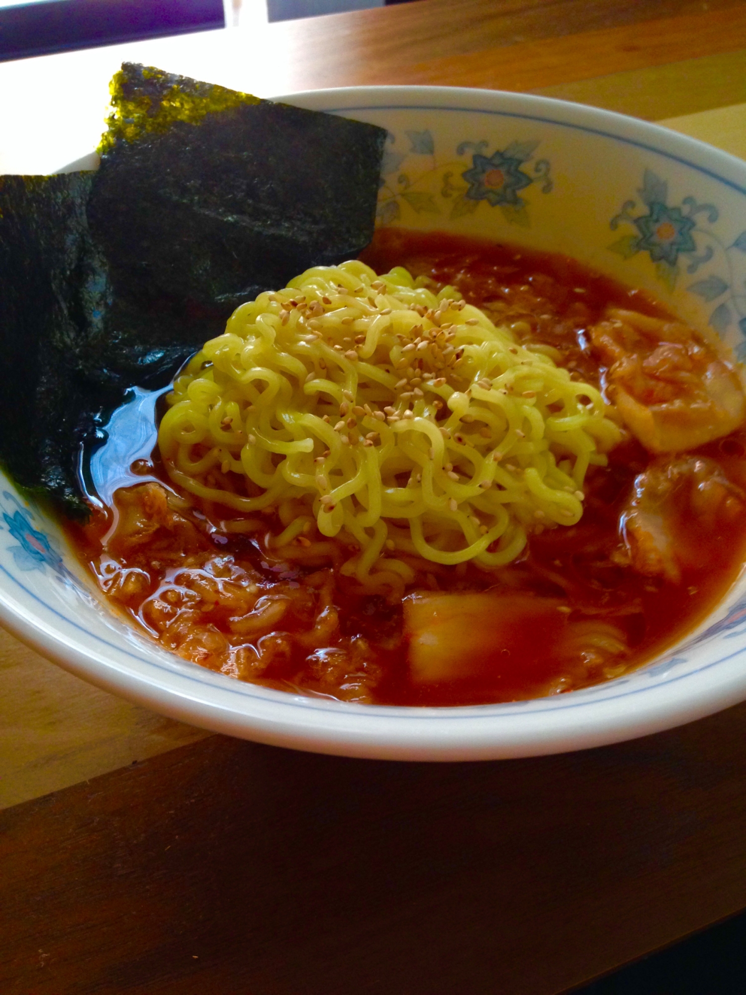 節約ランチ♪ダシダでキムチラーメン♪