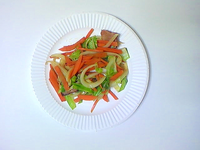 焼豚野菜炒め