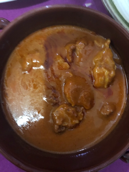 ぼんじりdeこってり濃厚❤️バターチキンカレー