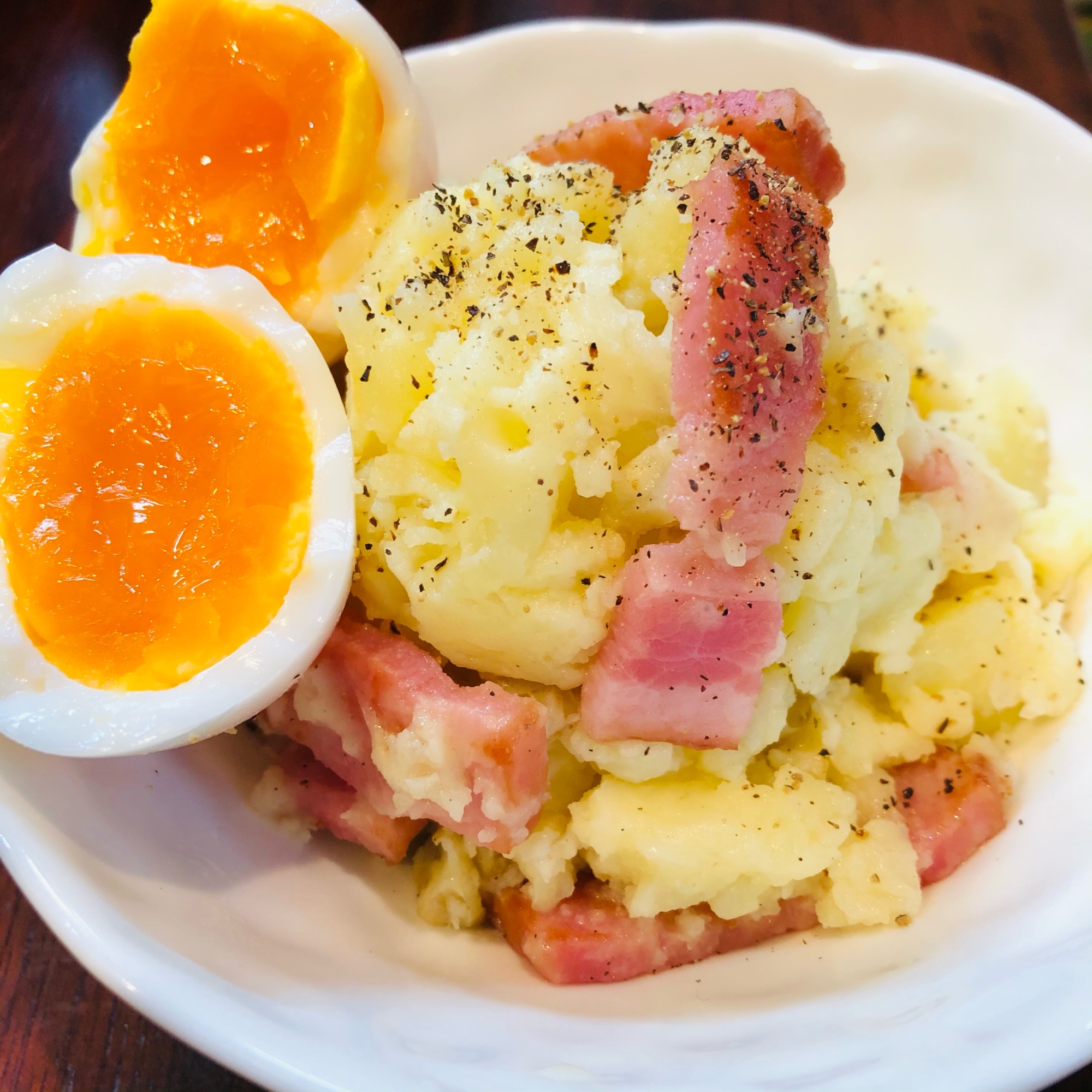 ベーコンと黒胡椒のポテトサラダ レシピ 作り方 By Miter8 楽天レシピ ベーコンと黒胡椒のポテトサラダ レシピ 作り方 By Miter8 楽天レシピ