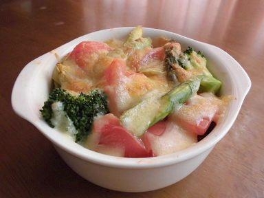 いろいろ野菜のチーズ焼き