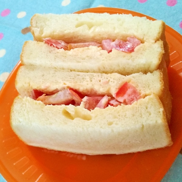 6枚切り食パンで フレッシュトマトサンドイッチ レシピ 作り方 By ぺるく ろ 楽天レシピ 6枚切り食パンで フレッシュトマトサンドイッチ レシピ 作り方 By ぺるく ろ 楽天レシピ