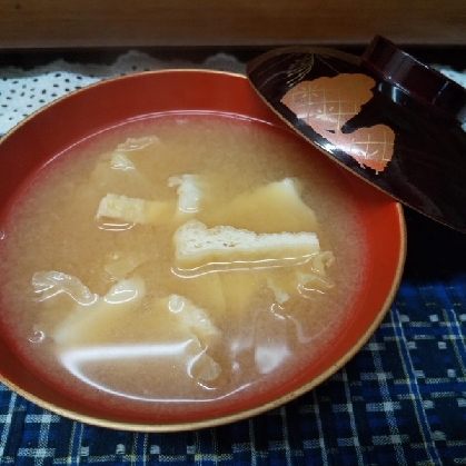 月のおとさん
こんにちは
夕食でいただきました
油揚げでいっそう美味しいですネ～