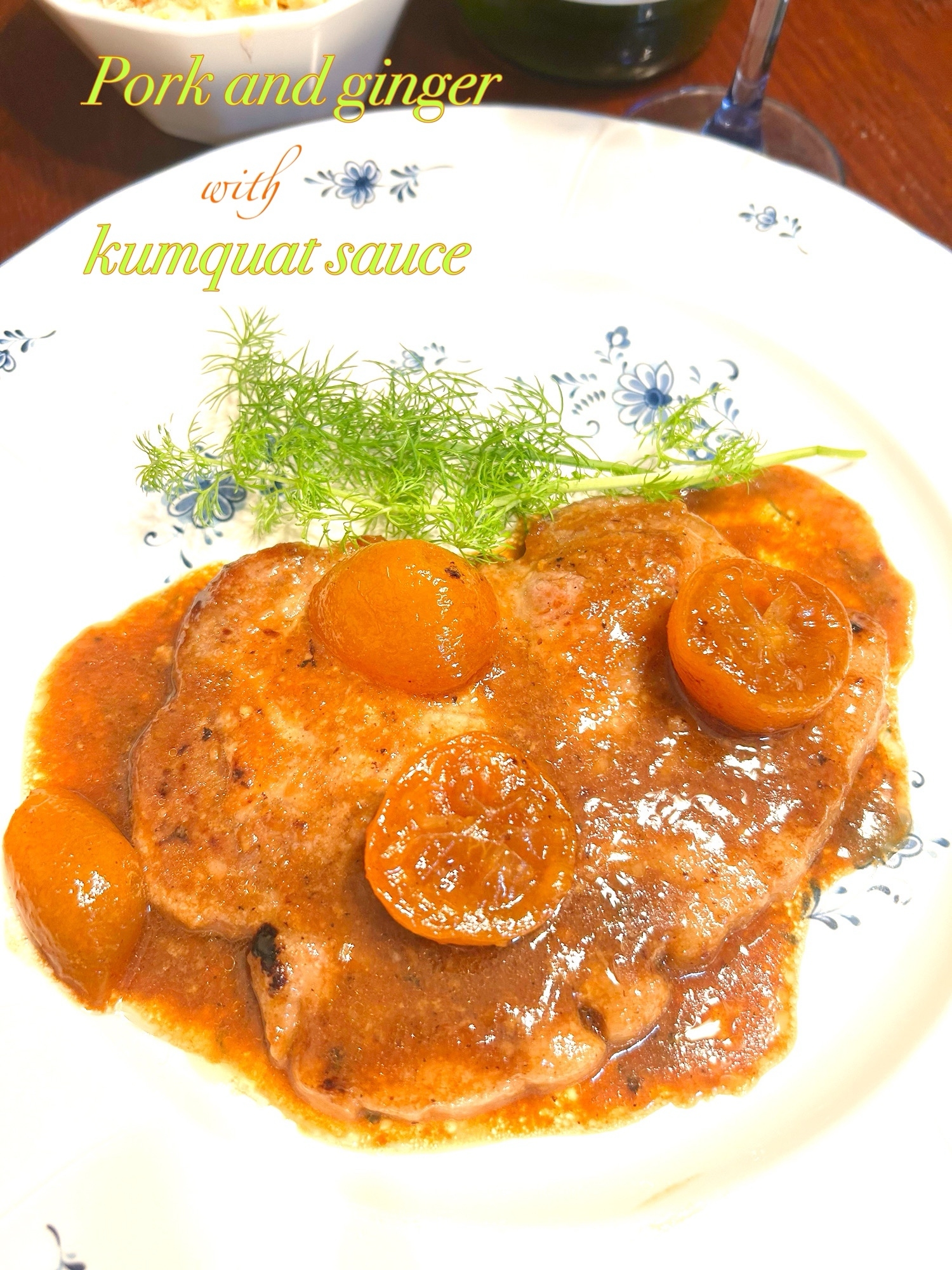 ☆★ポークジンジャー♪甘酒&金柑蜂蜜漬け★☆