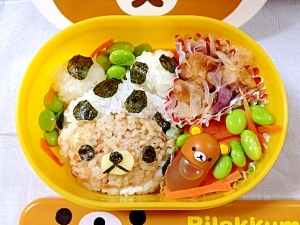 牛さん着ぐるみ♪リラックマ弁当