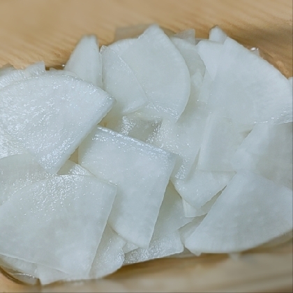 夜漬けて朝美味しい 大根のお漬物