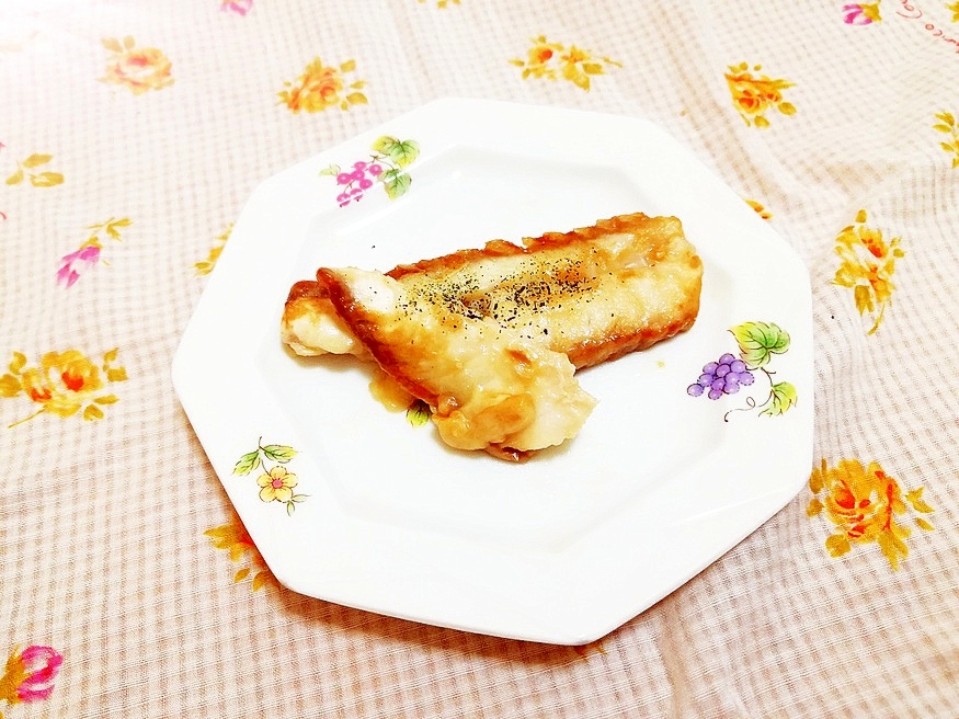 梅風味♪鯛の切り身のチーズ焼き