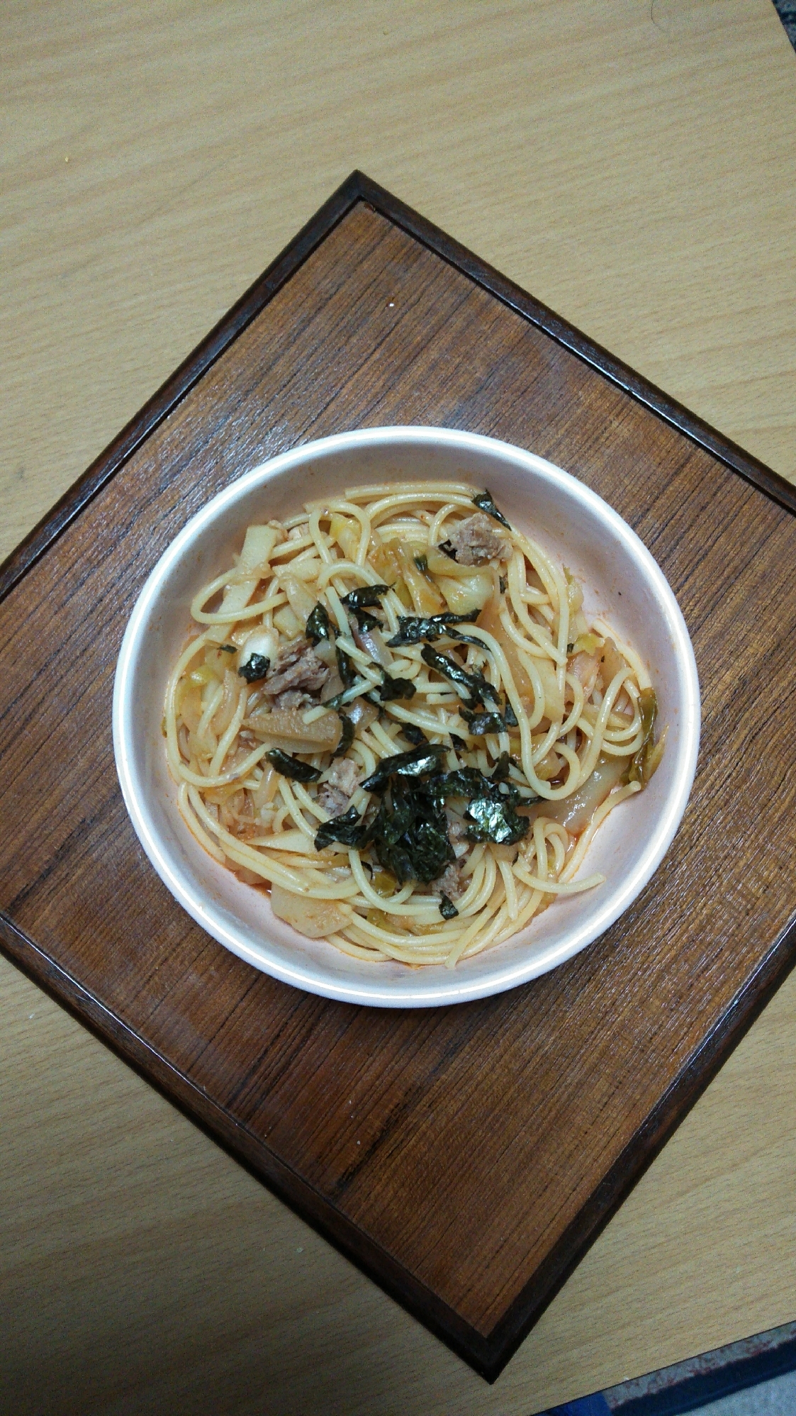 コンビーフパスタ