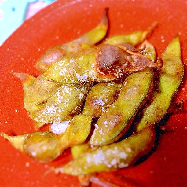 紫ずきんのほっこり秋味焼き枝豆