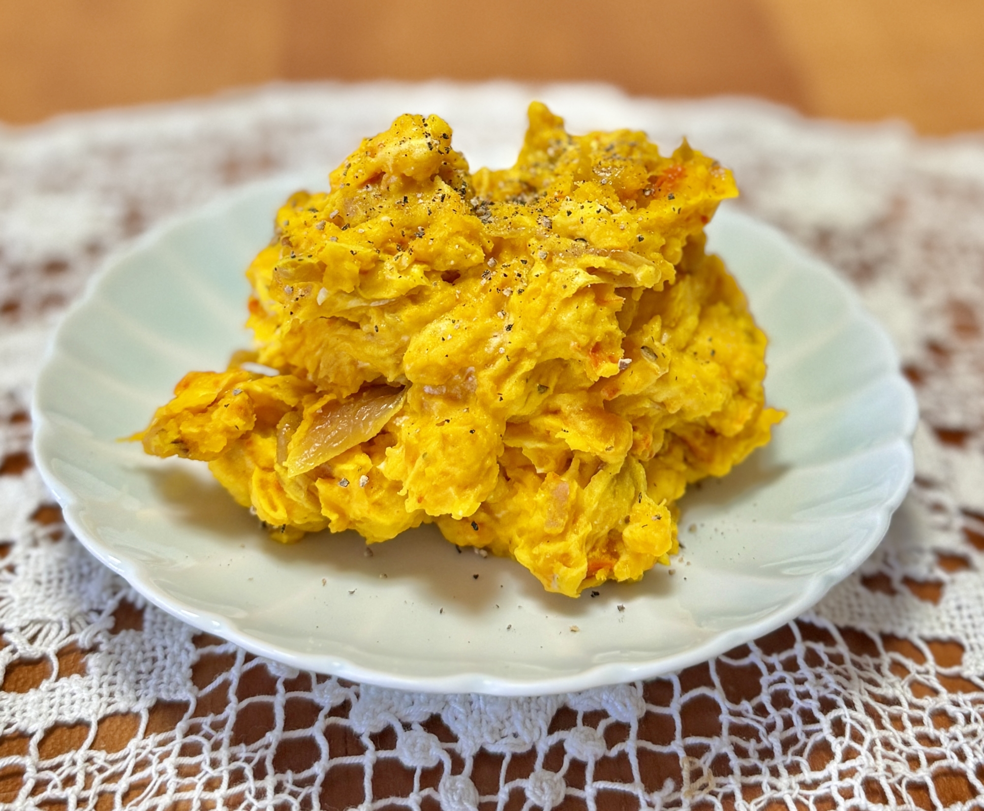 打木甘栗南瓜で!クリームチーズサラダ