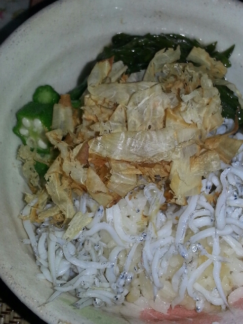 ネバネバさっぱりしらす丼