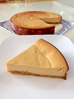 豆腐でヘルシー☆チーズケーキ