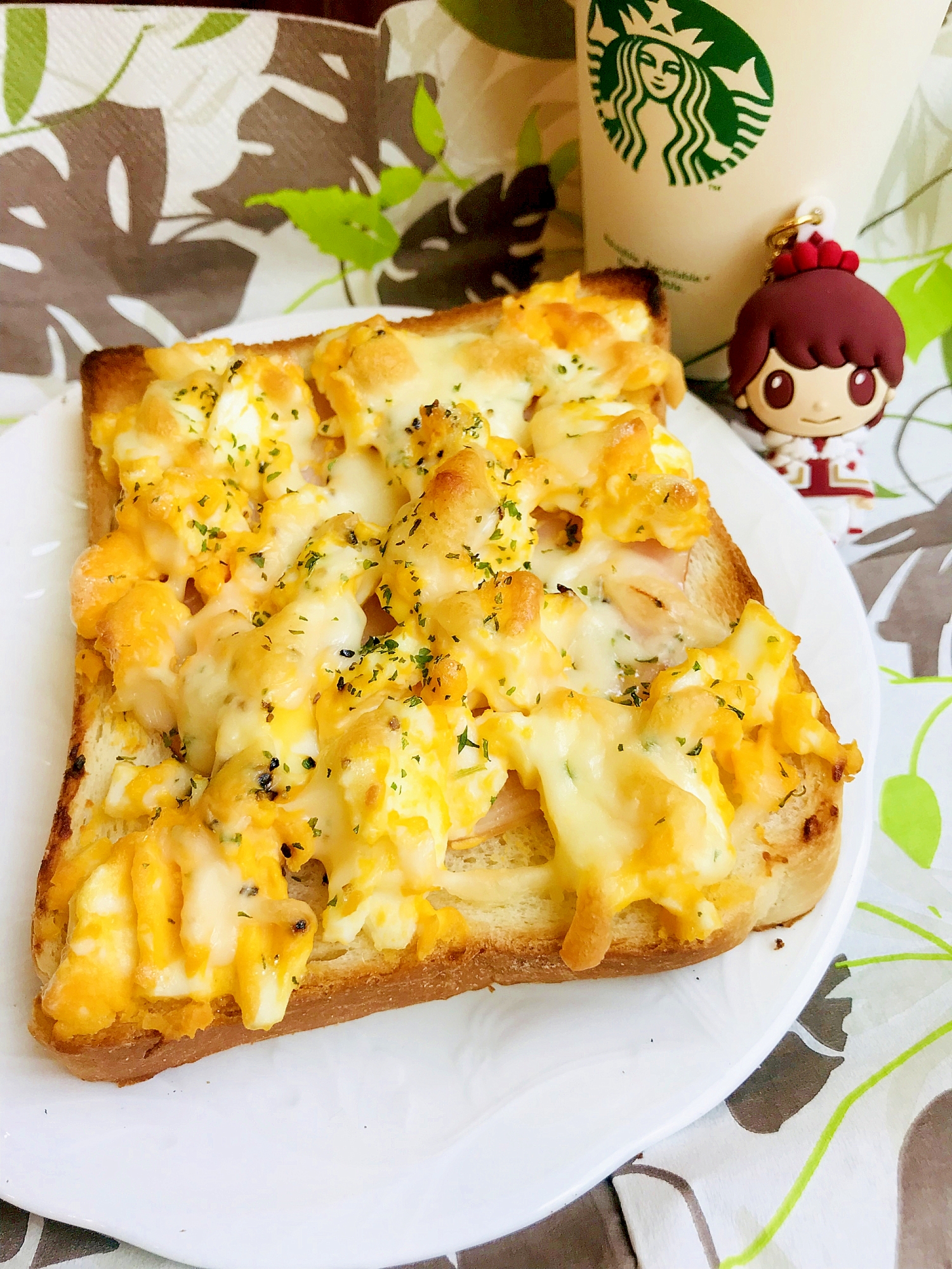 うちカフェ第3弾 ゆで卵チーズトースト レシピ 作り方 By ぼくバナナ 楽天レシピ