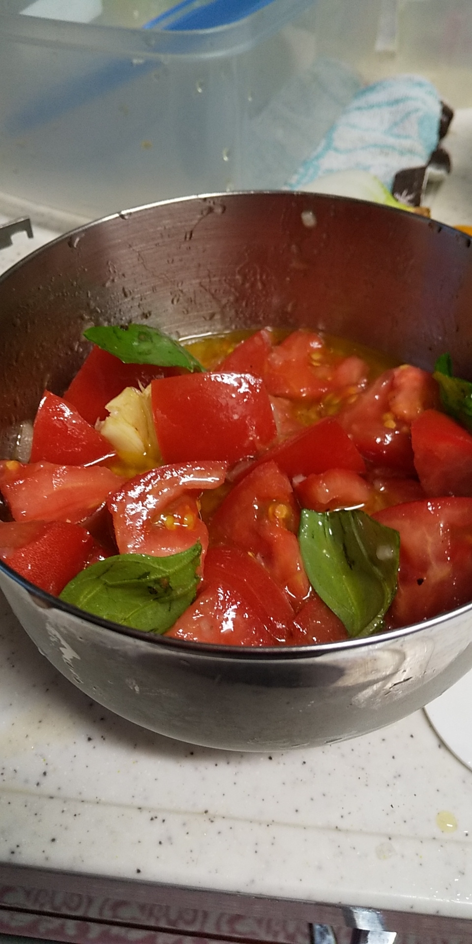 イタリア風冷やしトマト