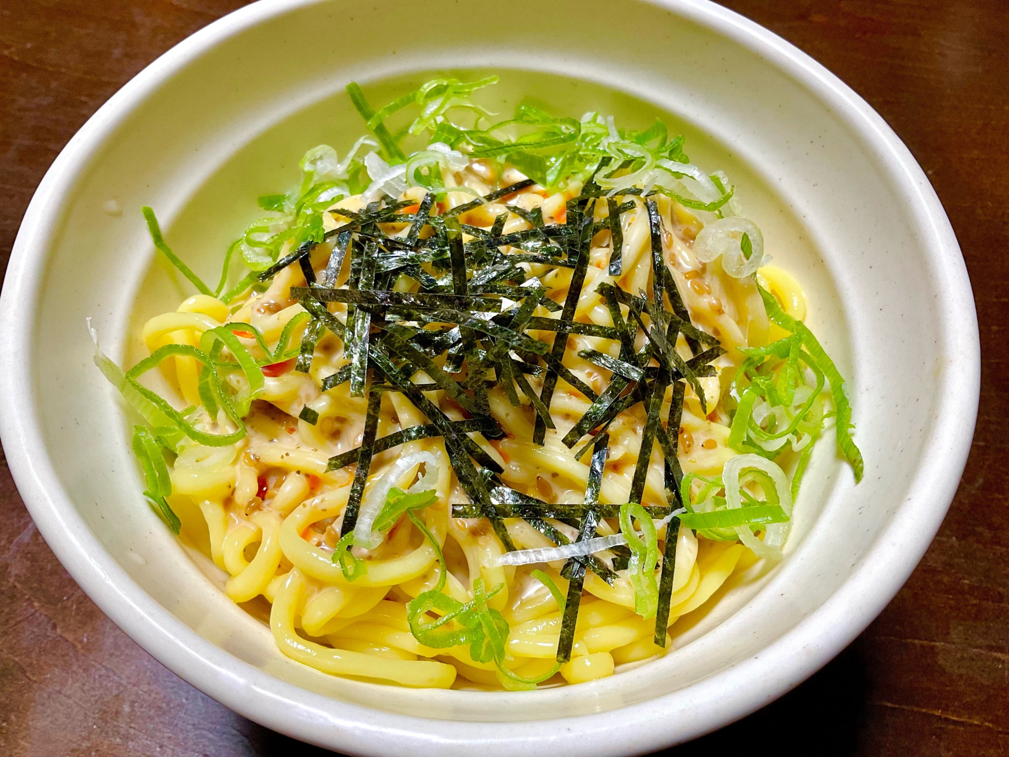 即席☆冷やしごま担々風麺(こんにゃく麺で)