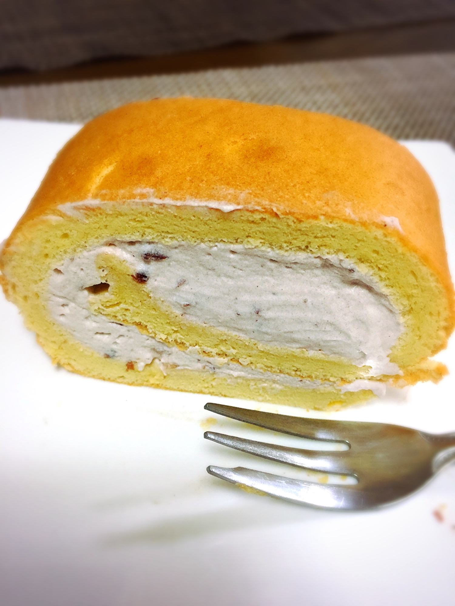 和風 きな粉シフォンの小豆あんこ生クリームロール レシピ 作り方 By Megrhythm0503 楽天レシピ