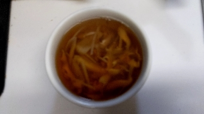 舞茸と玉ねぎのスープ