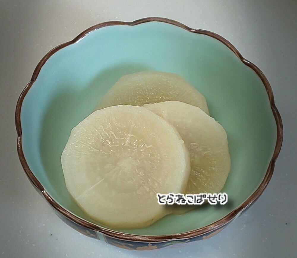 白だしでふろふき大根