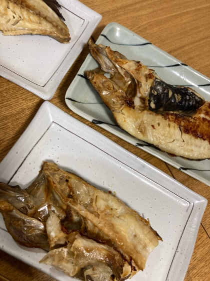 フライパンで！鯵の塩焼き