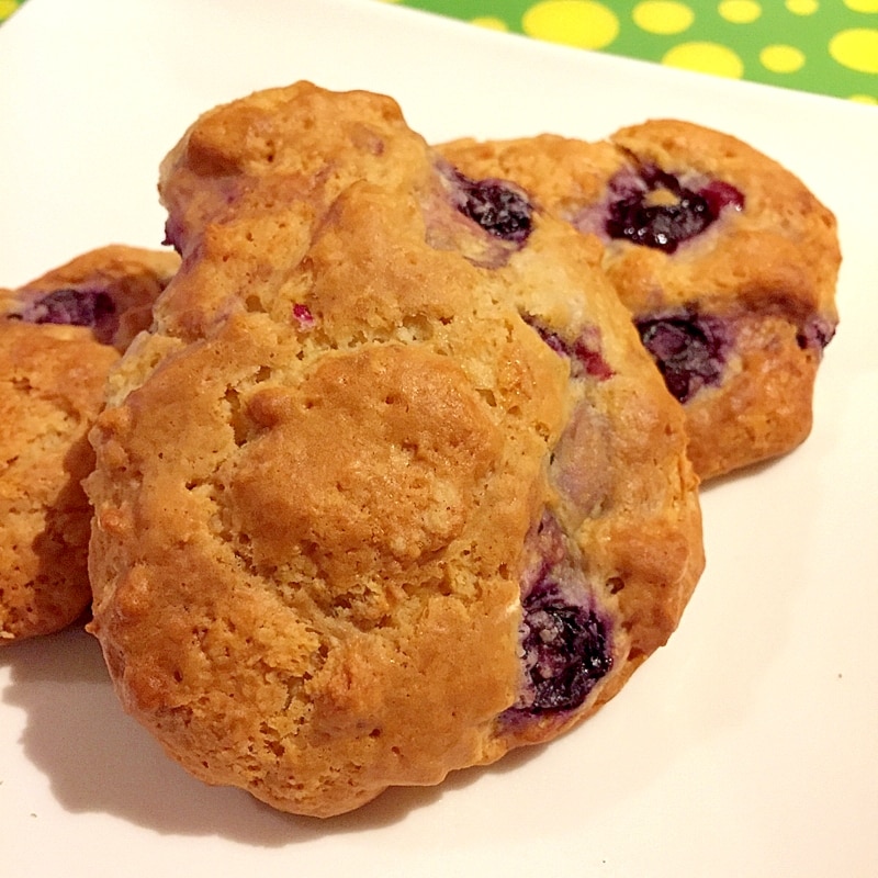 レモンブルーベリースコーンのレシピ