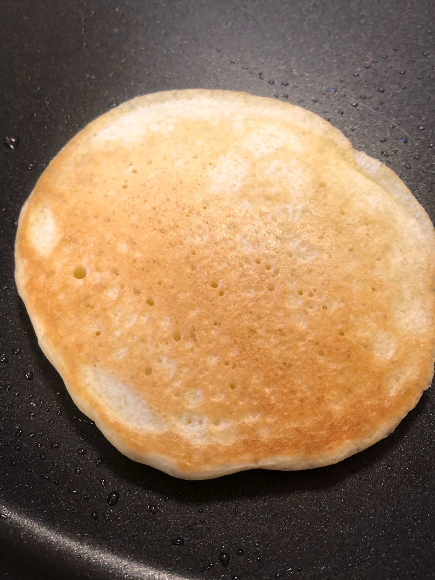 卵なし！牛乳なし！もちっとホットケーキ