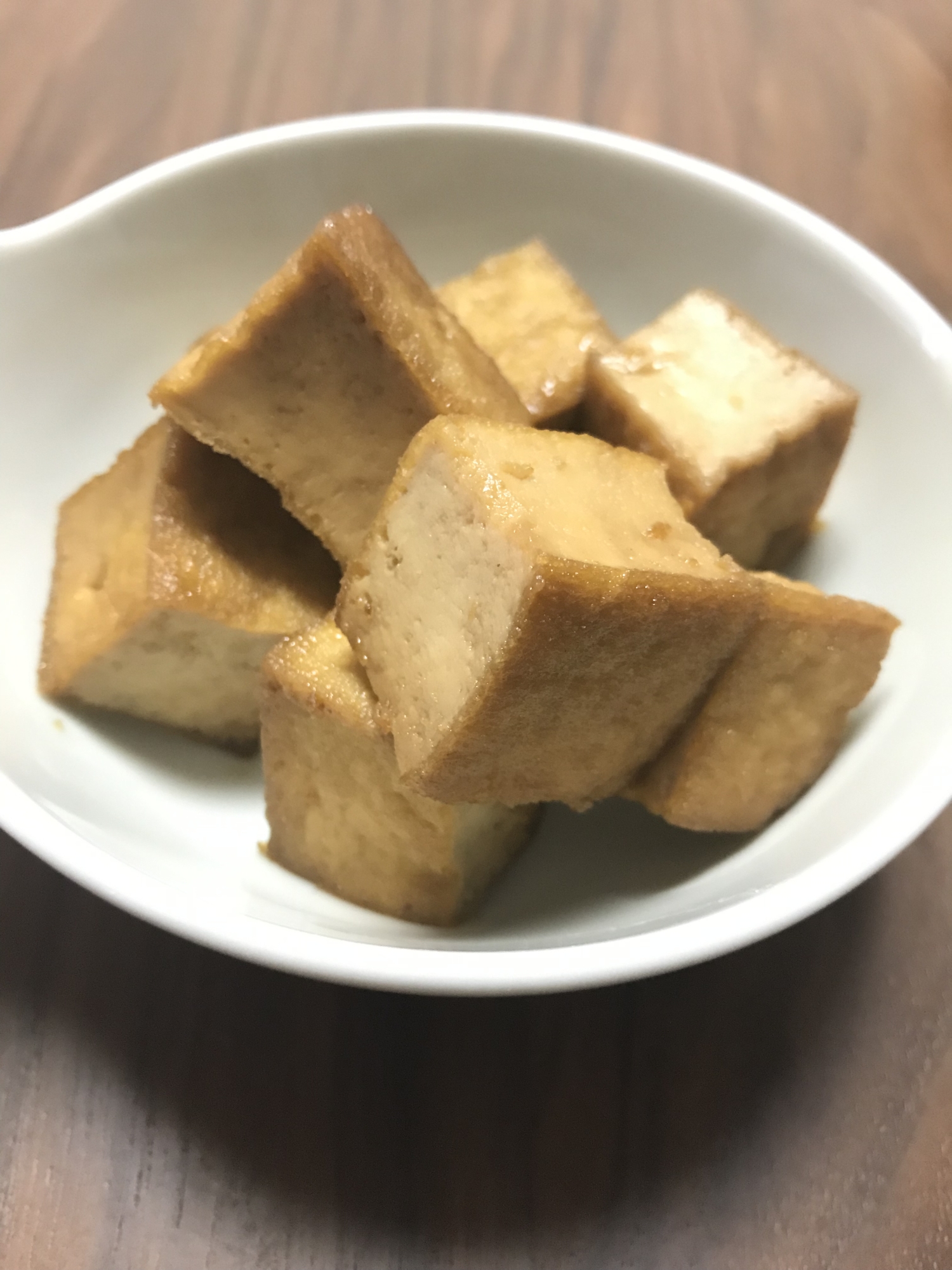 簡単☆厚揚げの甘辛煮