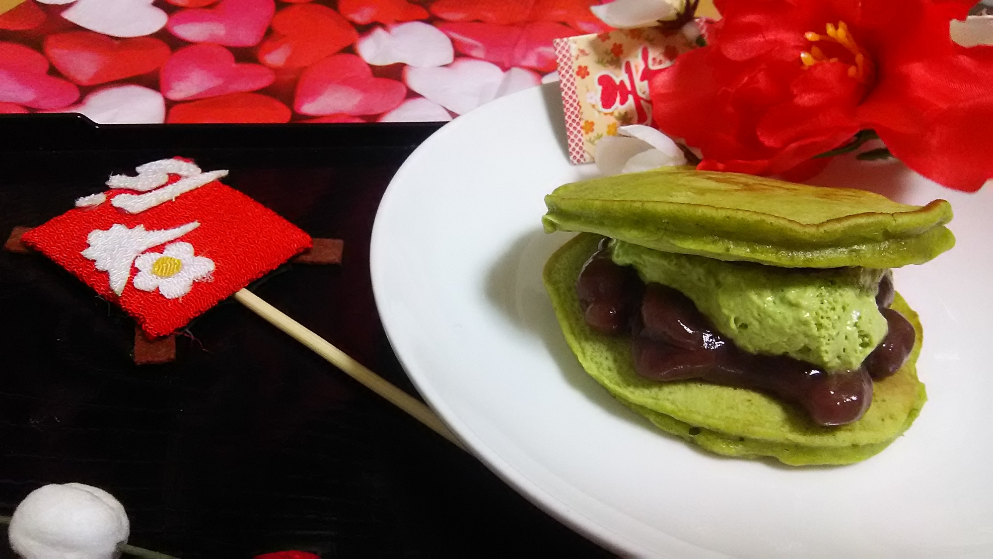 至福の☆抹茶クリームどらやき