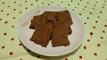 大豆粉とふすま粉のごまクッキー(o^^o)