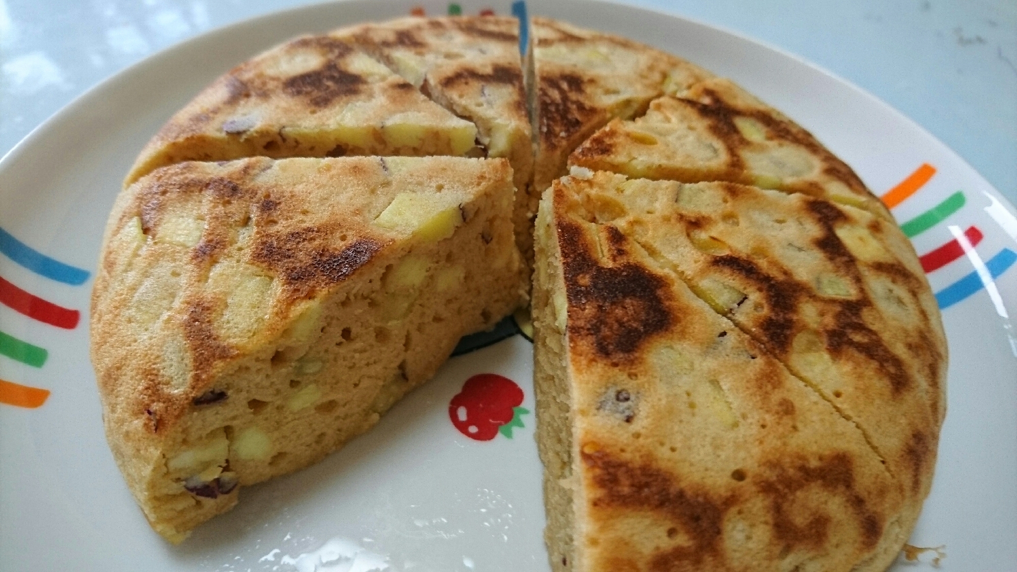 簡単ヘルシー！豆腐ときな粉とさつまいも蒸しパン♪