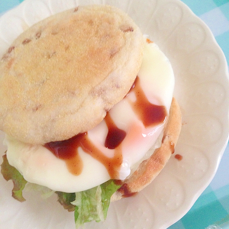 目玉焼きのイングリッシュマフィン☆