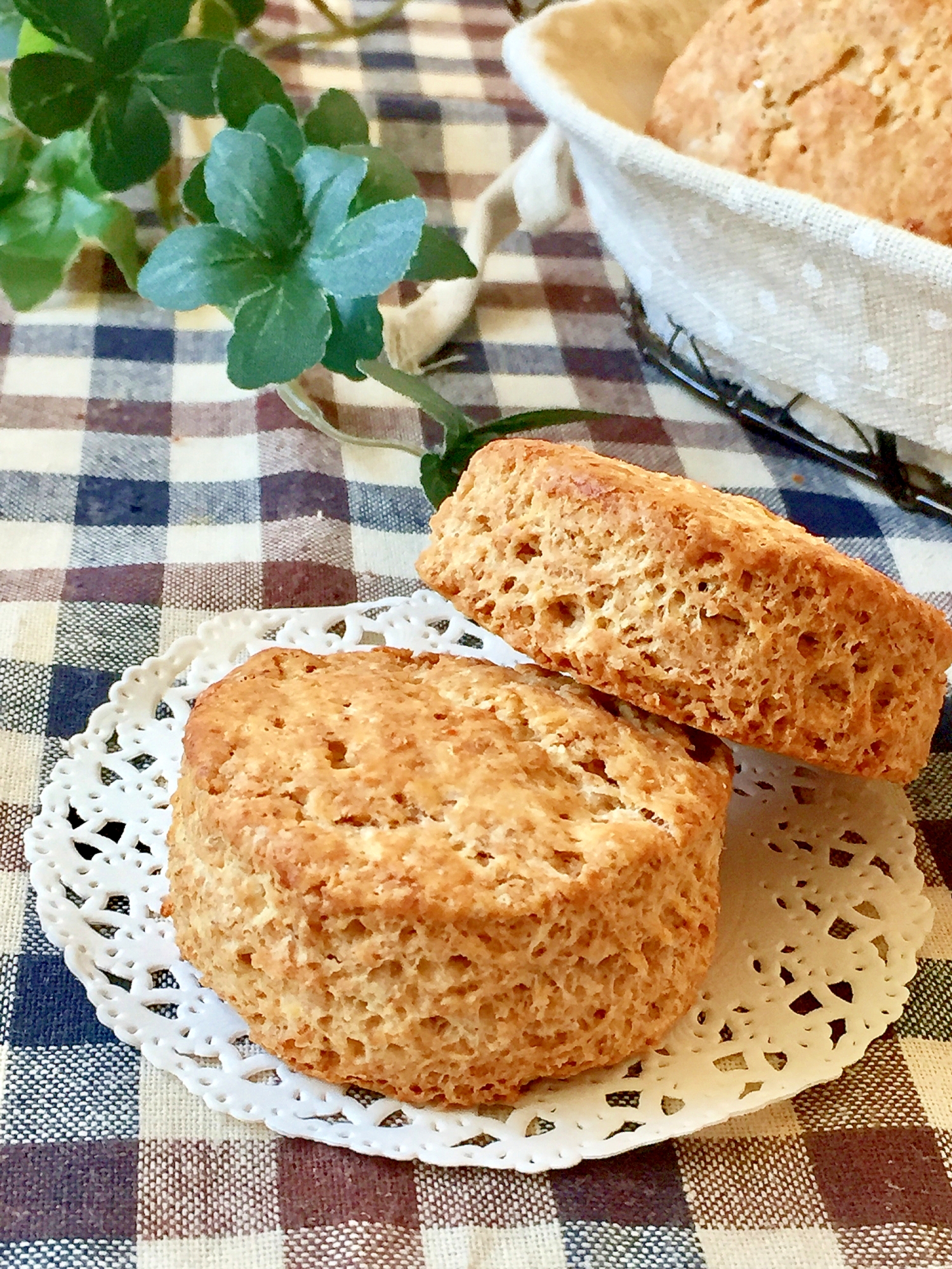 ☆全粒粉とココナッツオイルのヘルシースコーン☆
