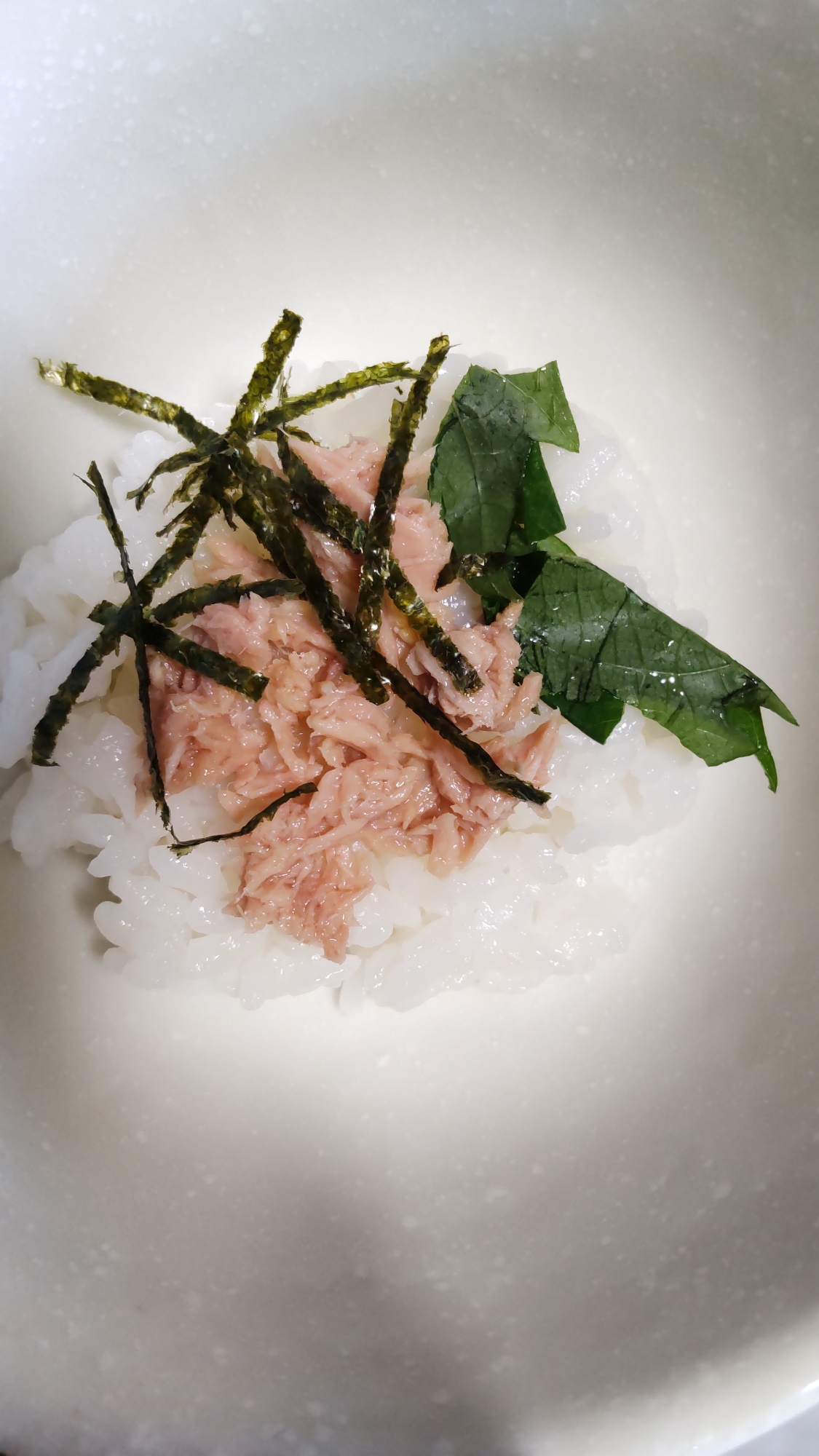 ツナと大葉のご飯