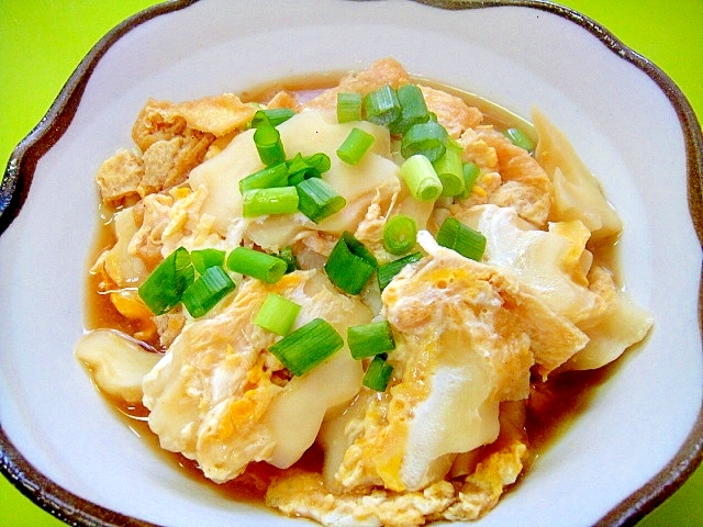 ちくわぶと油揚げの卵とじ レシピ 作り方 By Mint74 楽天レシピ
