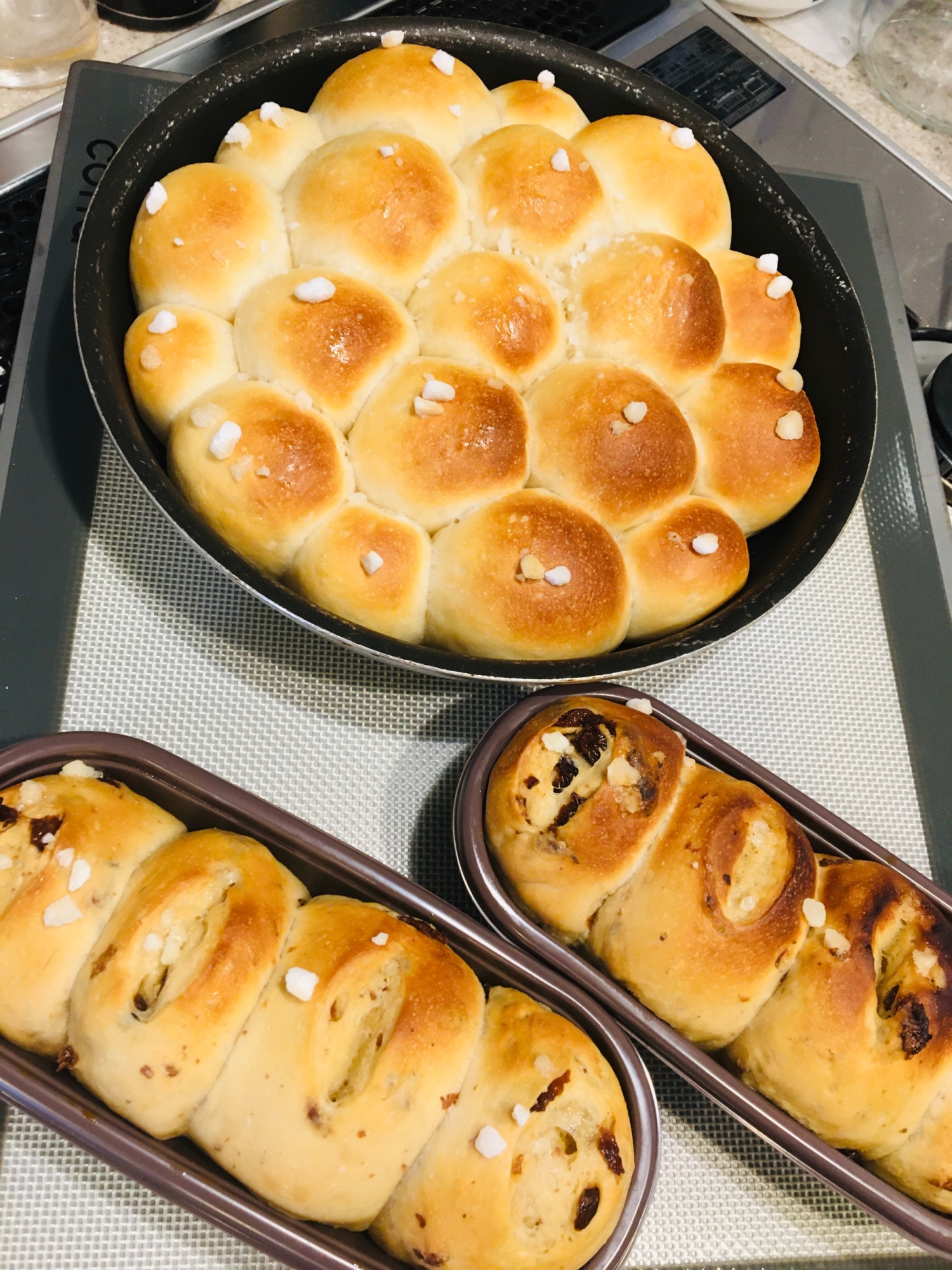 アレンジ自由自在な生地　簡単ミルクちぎりパン☆