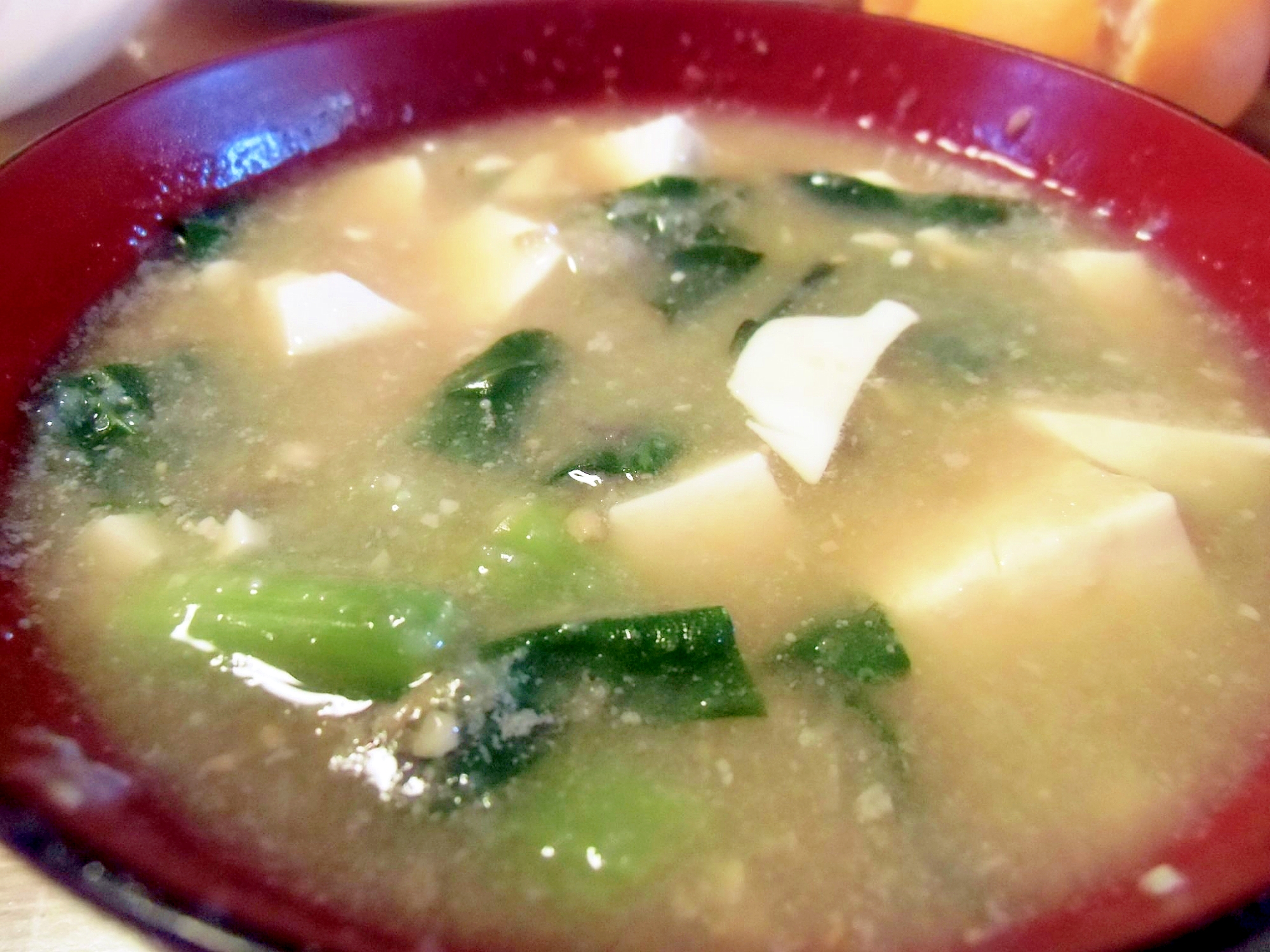 すりおろし蓮根入り味噌汁 レシピ 作り方 By Miashimatora 楽天レシピ