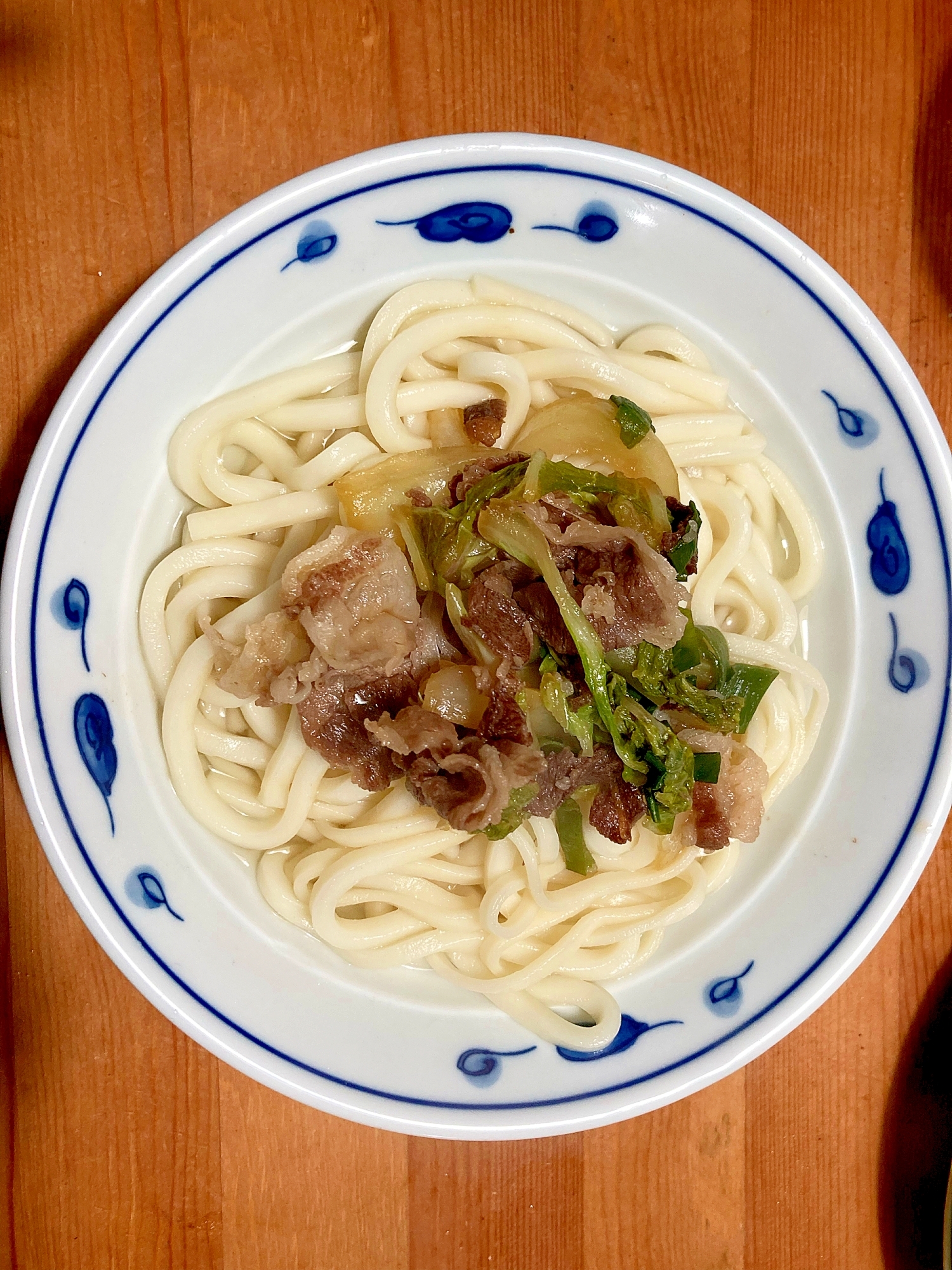 15分でできる肉うどん