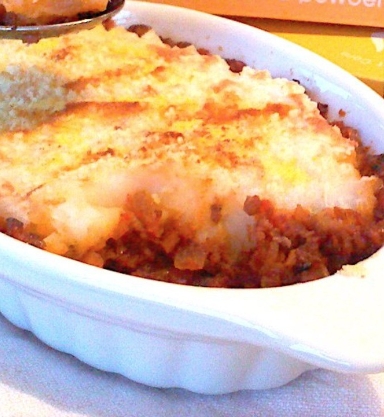 じゃがいもとひき肉のグラタン