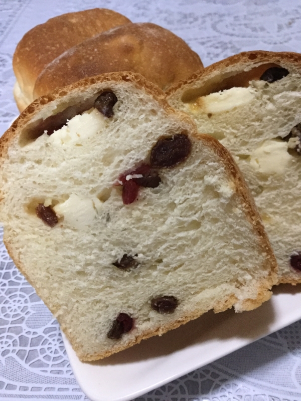 【HB発酵】ドライフルーツ&クリームチーズの食パン