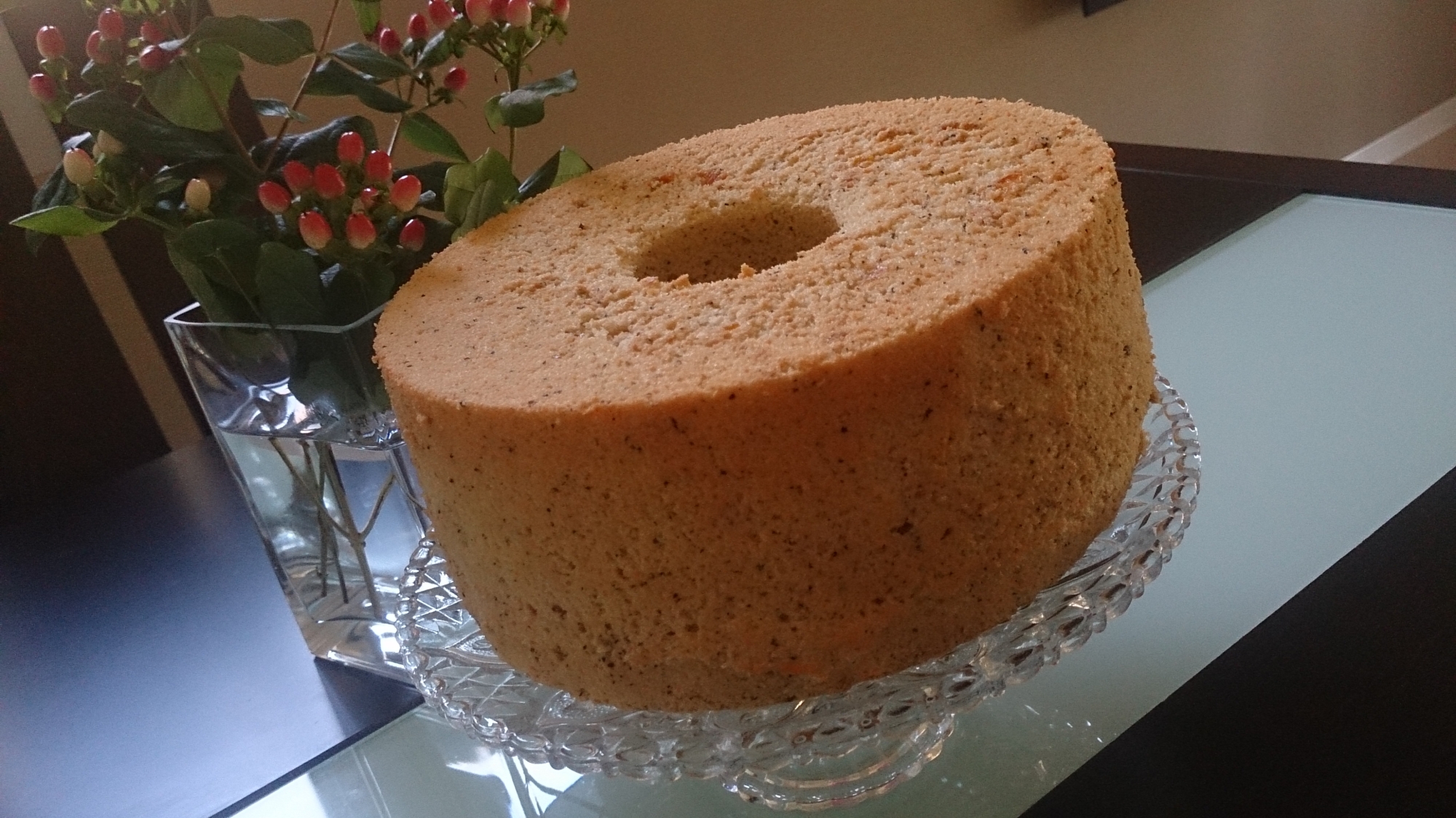 オレンジピールとアールグレイのシフォンケーキ レシピ 作り方 By 7272natu 楽天レシピ