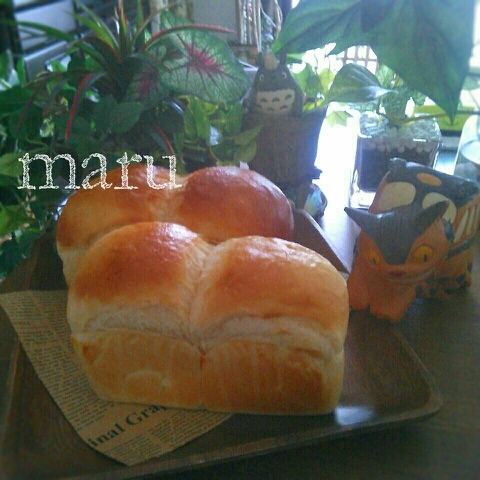 減塩対応☆可愛いミニ山型♡ミルク食パン♡