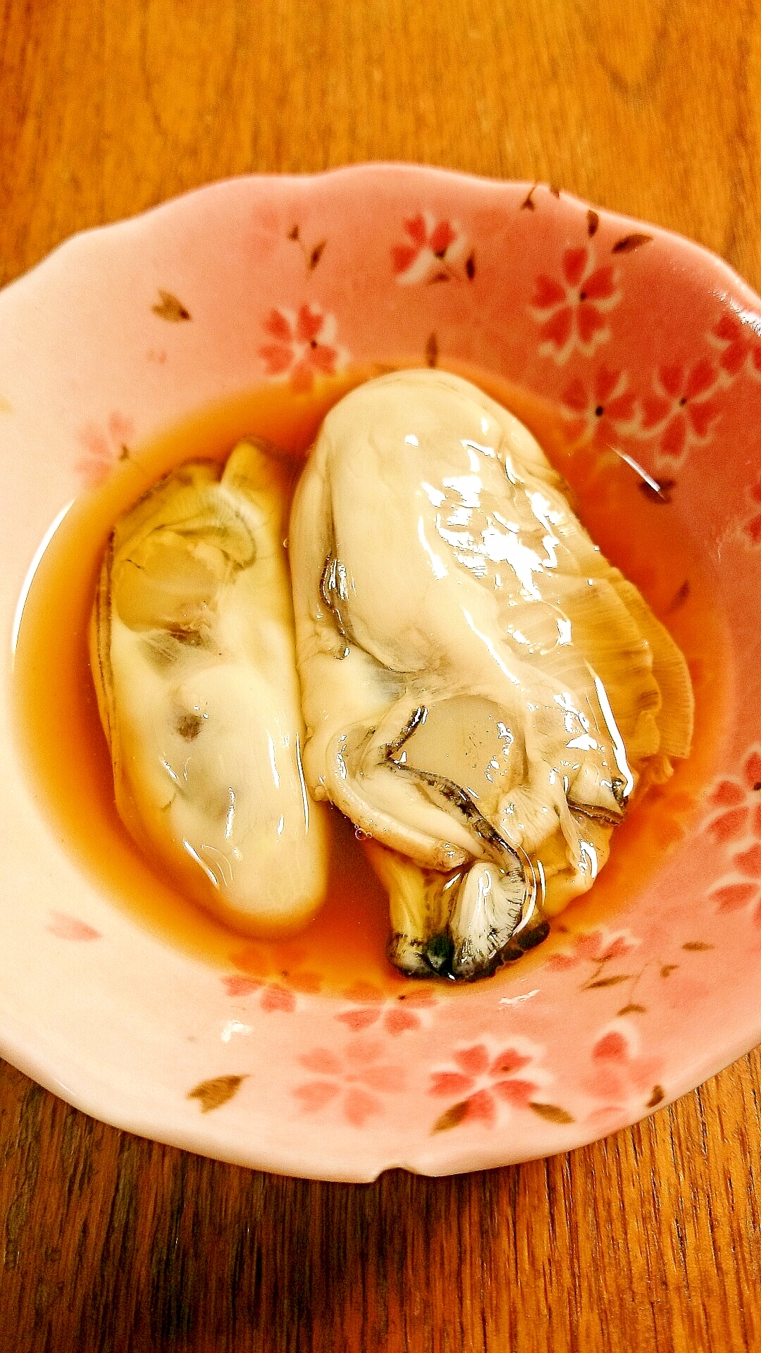 おつまみ牡蠣（カキ）レシピ　　三杯酢和え