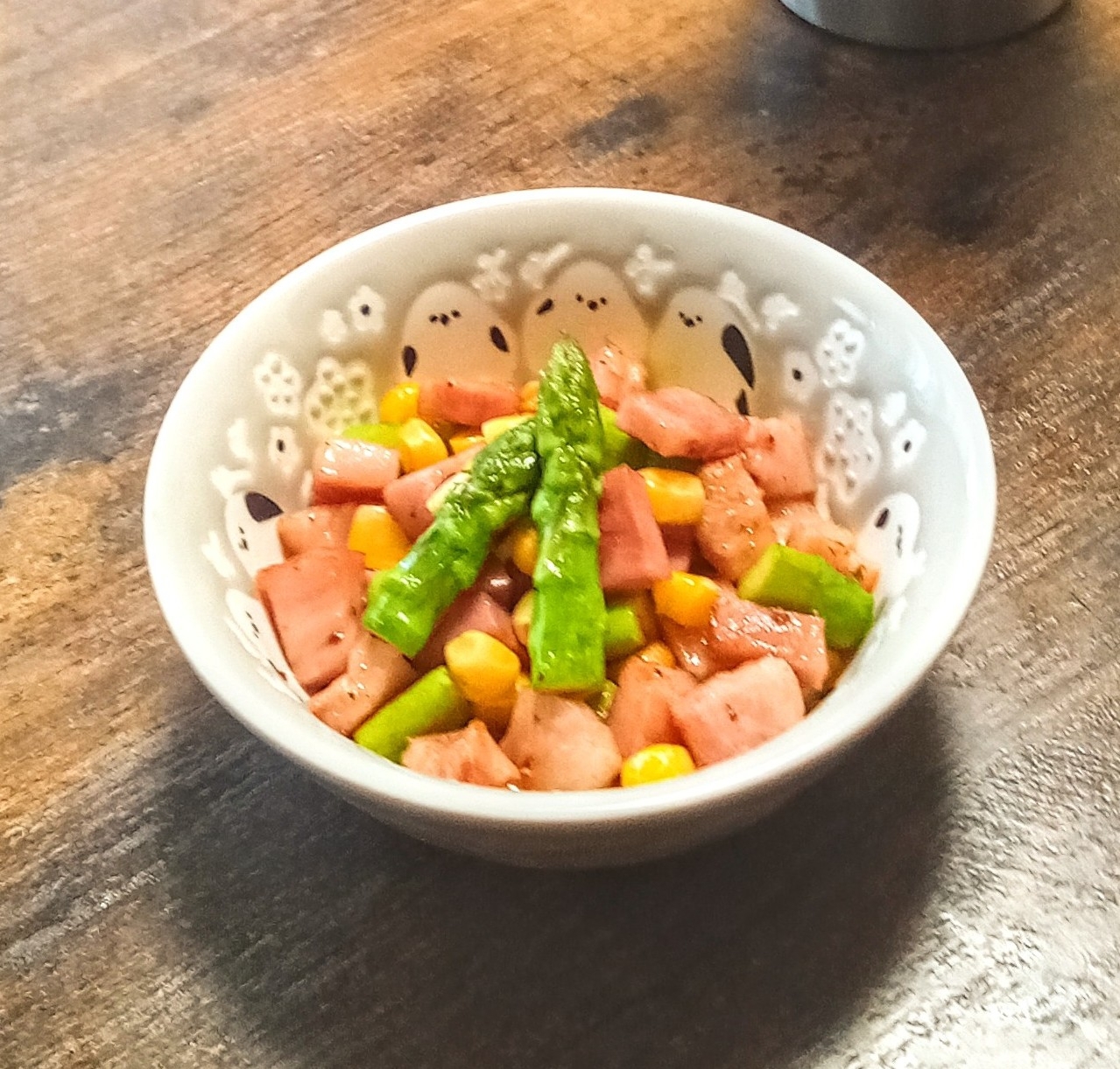 今日はお弁当おかず！アスパラベーコンのバター炒め♪