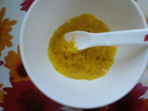 離乳食初期かぼちゃとバナナのペースト レシピ 作り方 By りいい3651 楽天レシピ 離乳食初期かぼちゃとバナナのペースト レシピ 作り方 By りいい3651 楽天レシピ