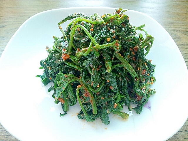 簡単♪コチュイッ・ナムル(葉唐辛子のナムル) 2