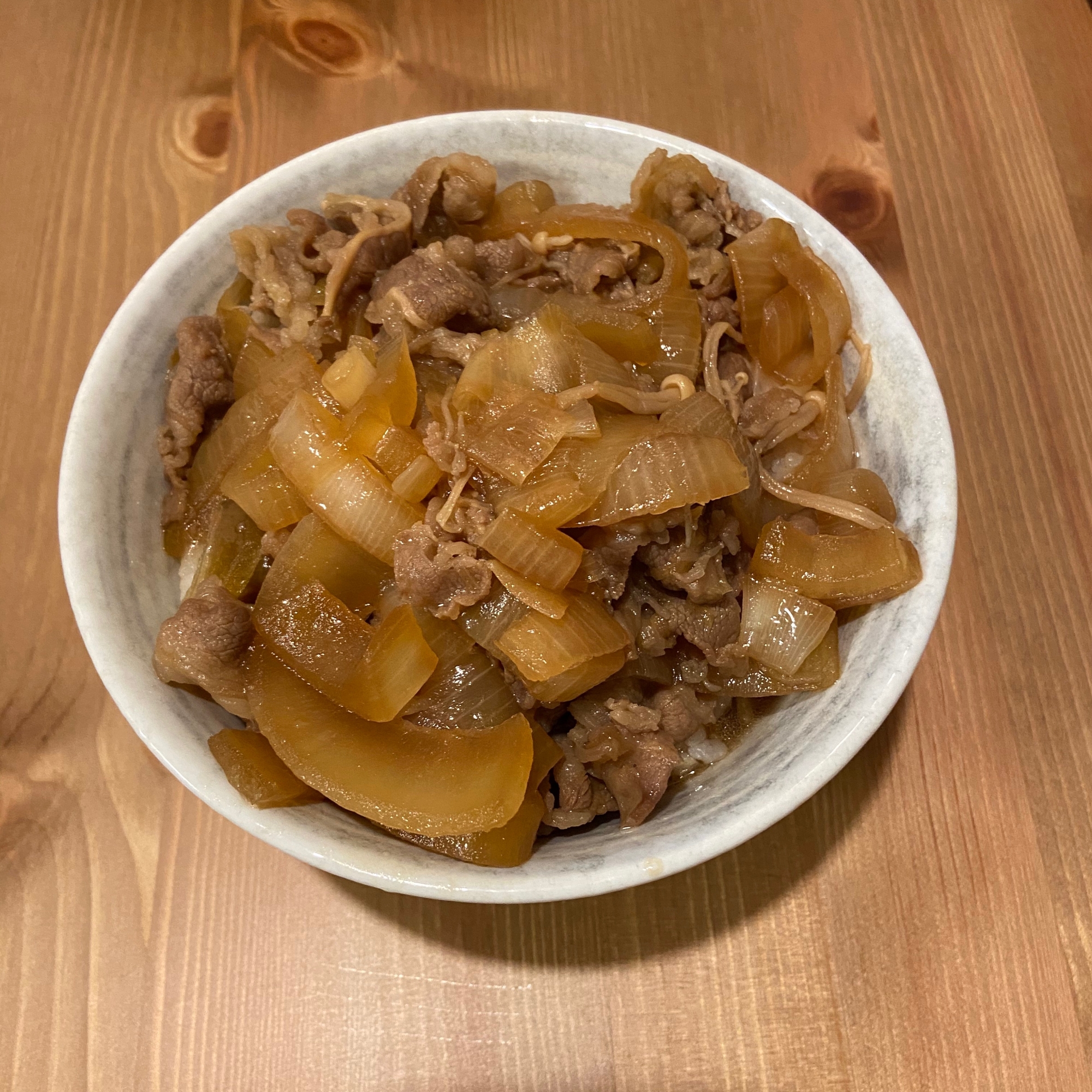 牛丼って意外にお家でも良いんです。