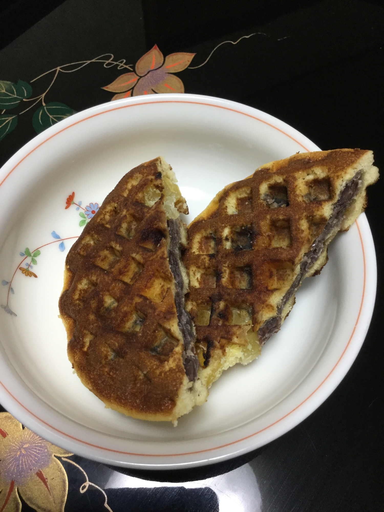 どら焼きでワッフル